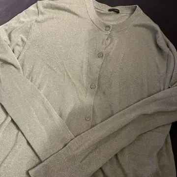 MILA OWEN 옐로우 그린 긴팔 가디건