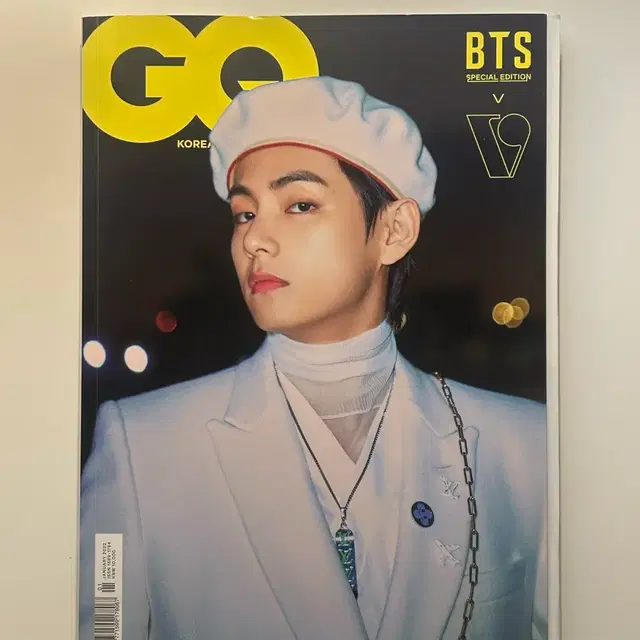 BTS 방탄소년단 2022년 1월호 GQ잡지 스페셜에디션 뷔V 표지