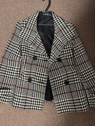 JAYRO 체크 무늬 테일러드 자켓 M