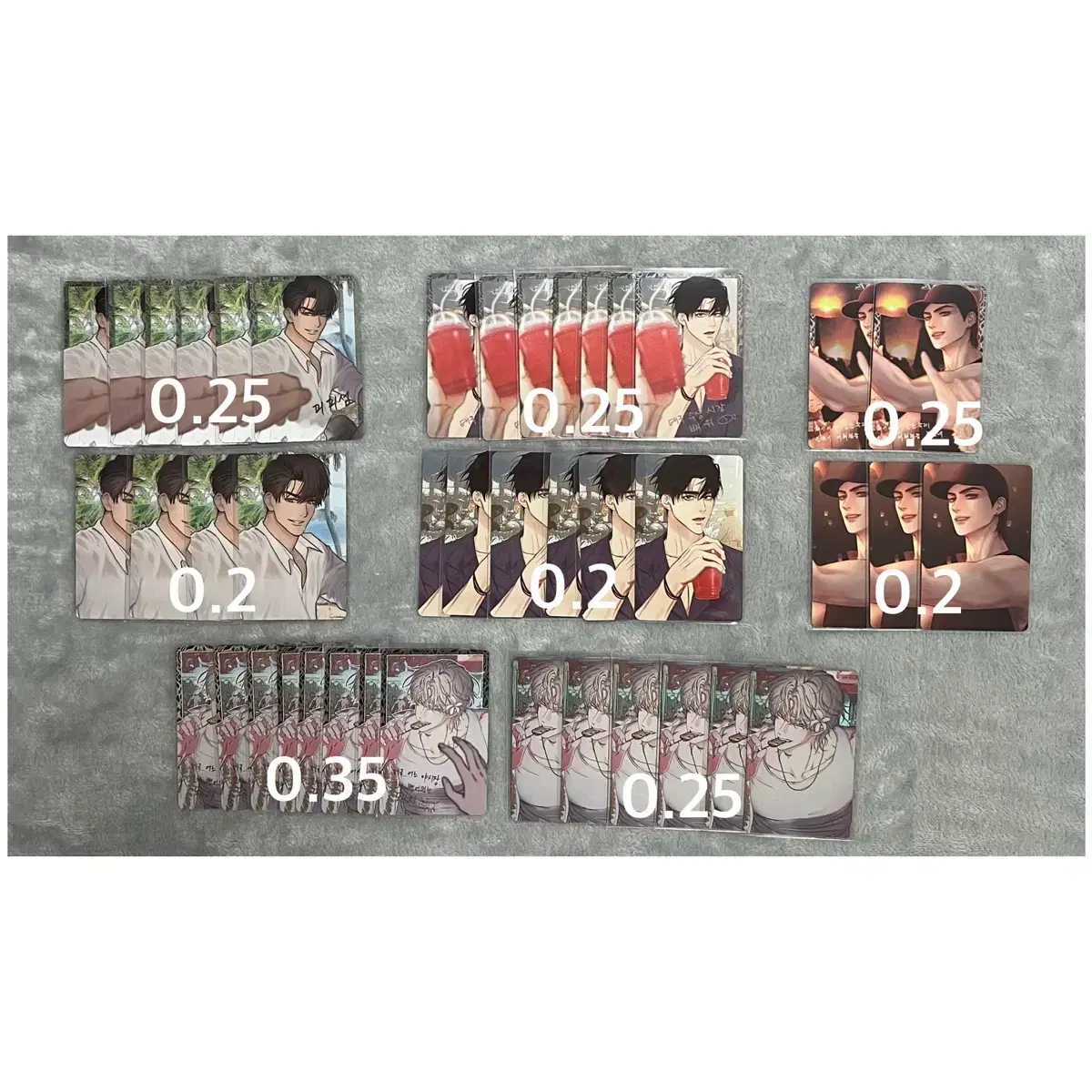 Rebom Bomtoon Thailand AR Poca Collection Aiok Feiback Guiyagok Mulga-ui Bam Mulbam