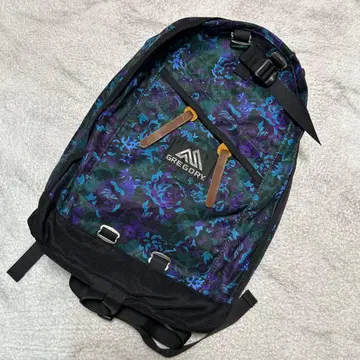 미사용 GREGORY 그레고리 데이팩 블루 태피스트리 백팩