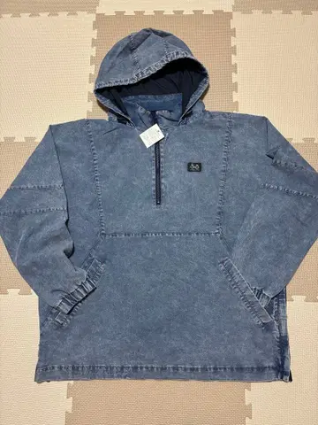 KINASHI CYCLE 케미컬 워시 데님 후드티 XL 완판템