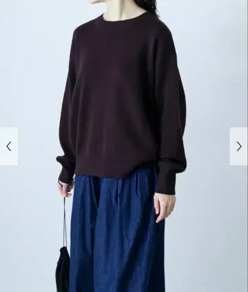 [택 포함] 코튼 캐시미어 풀오버 브라운