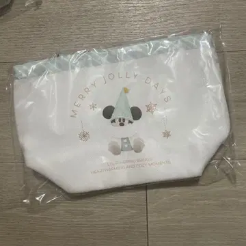디즈니 크리스마스 릴린린 수베니어 런치 케이스 런치 백