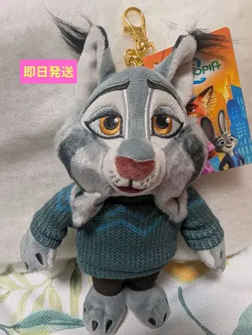 [ 당일 발송 ] 주토피아 2 디즈니 스토어 파우버트 봉제 인형 키체인