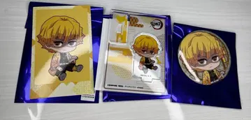 귀멸의 칼날 페탄코 아가츠마 젠이츠 아크릴 스탠드 캔뱃지 폴라샷