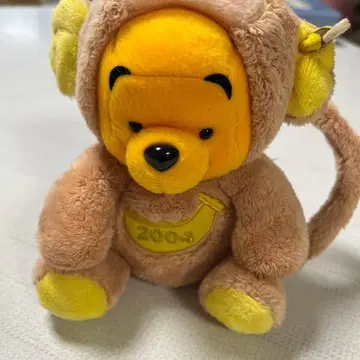 디즈니 스토어 곰돌이 푸 십이지 봉제 인형 2004년 원숭이띠 인형옷