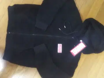 MARVEL 블랙 플리스 자켓 M