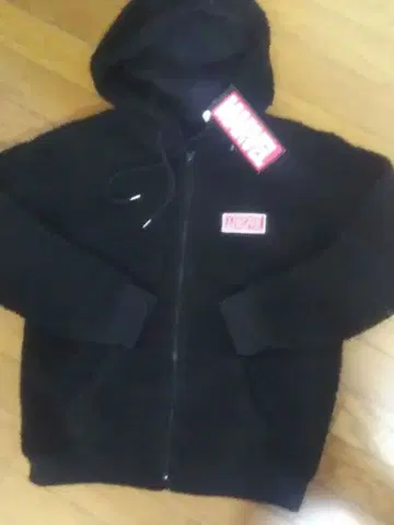 새상품 MARVEL 블랙 플리스 자켓 M