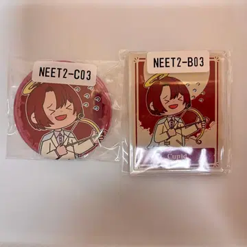 니트부 웹폰 2 낫시 캔뱃지 아크릴 카드