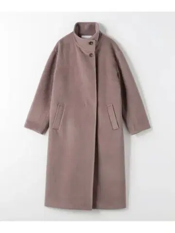 A DAY IN THE LIFE * 니트 모사 스탠드 카라 코트