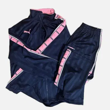레어 Puma 저지 상하의 세트 SS S M 핑크
