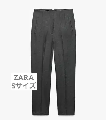 ZARA 자라 하이웨스트 팬츠 S 그레이