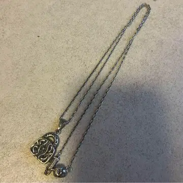 BLACKDOG 자물쇠 목걸이 남성용 실버 액세서리