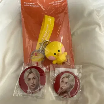 공차 LINEFRIENDS 필릭스 키링 캔뱃지 세트