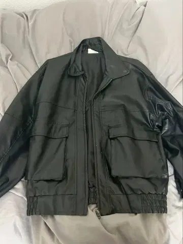 Makes Style! 블랙 가죽 자켓