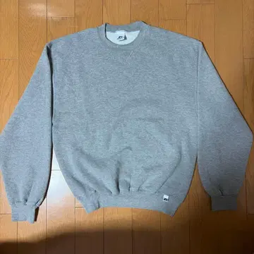 러셀 애슬레틱 맨투맨 그레이 자수 택 멕시코제