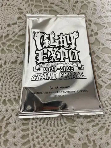 G-DIRECT 특전 GLAY 트레이딩 카드