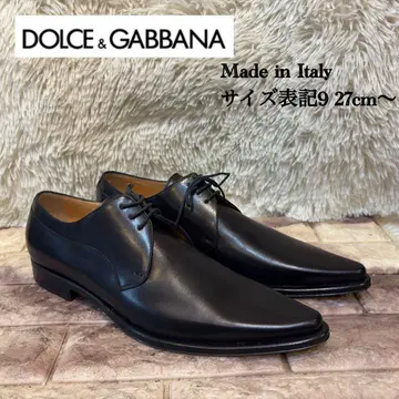 새상품 돌체앤가바나 외날개 가죽 플레인토 약 27cm