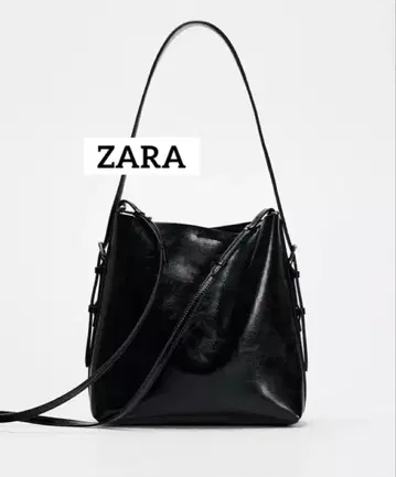ZARA 자라 미니 시티백 패킷백 블랙