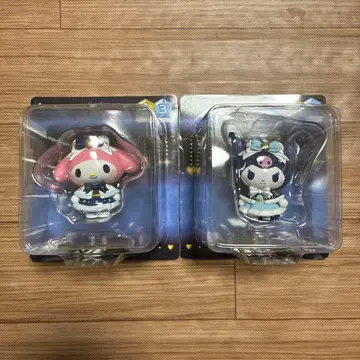산리오 Happy 복권 A상 피규어 2종 마이멜로디 쿠로미