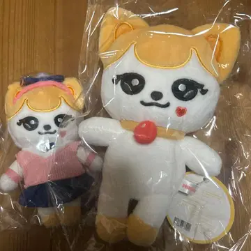 덤 포함 IVE minive 봉제 인형 키링 리즈 치즈