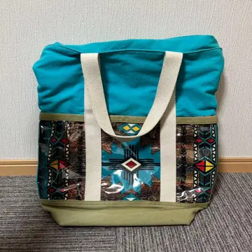 기하학 패턴 빅 캔버스 백 2way