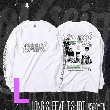 04 Limited Sazabys 포리미 롱 T 셔츠 L 사이즈 화이트