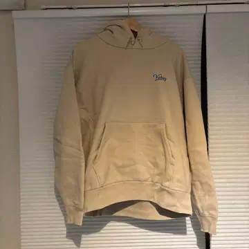 Keboz 베이지 후드티 코튼 100%