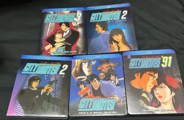시티헌터 북미판 애니메이션 Blu-ray 5점 묶음 판매 미개봉