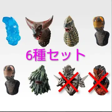 울트라맨 괴수 초대전 vol.2 F상 6종 세트