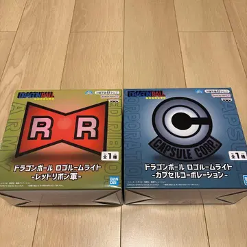 [ 미개봉 새상품 ] 드래곤볼 로고 룸 라이트 2종 세트