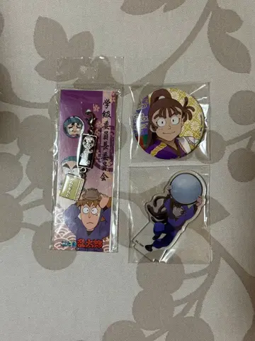 닌타마 오하마 칸에몬 극락탕 캔뱃지 학급위원장위원회 키링 아크릴 스탠드