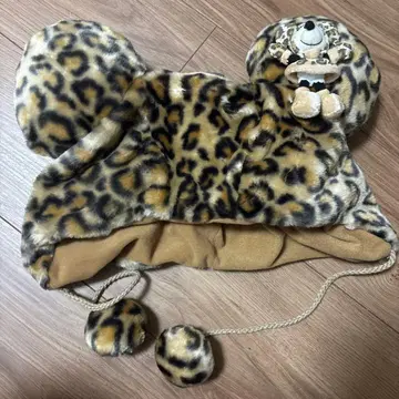 팬캡 미니 레오파드 무늬 모자 디즈니