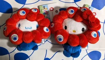 산리오 미야쿠미야쿠 변신 봉제 인형 카라비너 bc 시나몬 키티