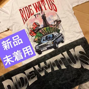 [ 미착용 새상품 ] AK-69 T셔츠와 타월 세트 RIDE WIT US