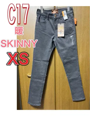 미사용 새상품 C17 SKINNY XS 겨울용 스키니 팬츠