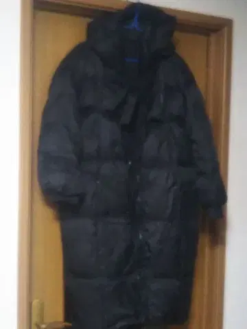 미사용 새상품 ] 택 포함 롱 다운 코트 블랙