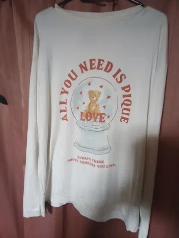 GELATO PIQUE 제라피케 테디베어 긴팔 티셔츠