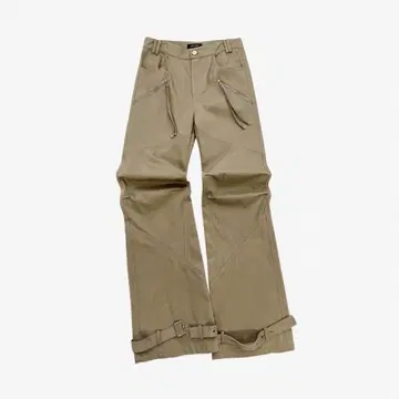 [ 미사용품 ] 수입 브랜드 베이지 워크 팬츠 카고 팬츠