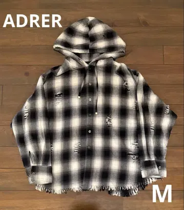 [ ADRER ] 오버 사이즈 셔츠 후드티