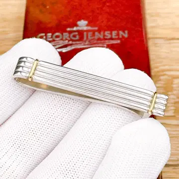 조지 젠슨 156 넥타이핀 Ag 실버 골드 12.8g