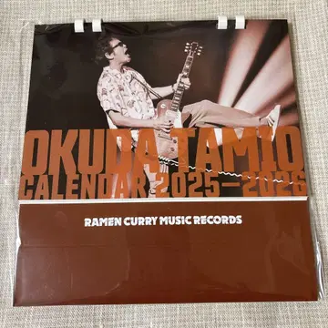 [ 새상품 ] 오쿠다 타미오 탁상 달력 2025-2026