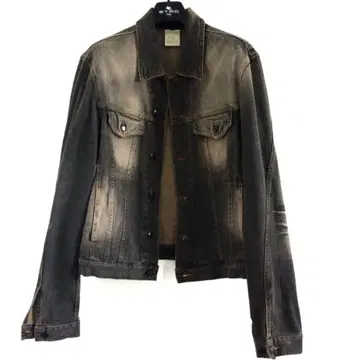 just cavalli 저스트카발리 남성용 블랙 데님 자켓 L