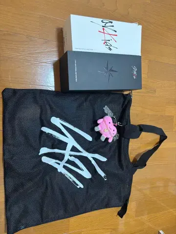 stray kids 응원봉 신구 메쉬 토트 하트 몬스터 세트