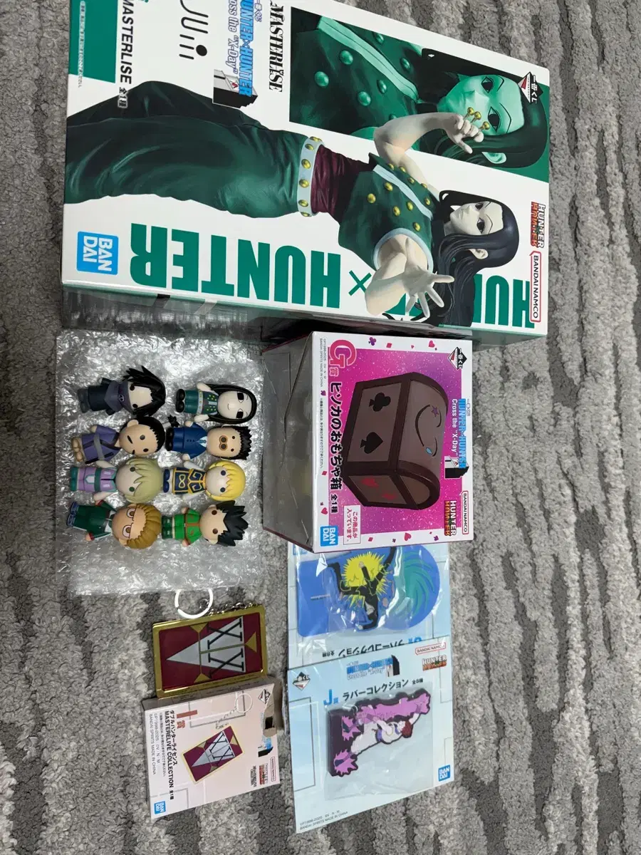 Hunter×hunter Ichiban Kuji Prize G Prize H Prize Collection + Prize B Illumi + Prize I Double Hunter License