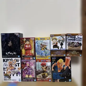 원피스 KING OF ARTIST 루피 피규어 9개