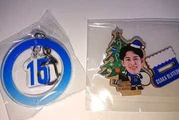 오사카 블루테온 카이 유토 흔들흔들 아크릴 키링 트리형 스탠드 가챠