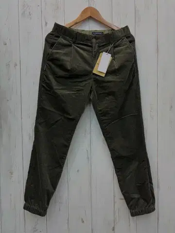 로사센 남성용 팬츠 코듀로이 카키 사이즈 76