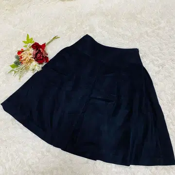 [ TO BE CHIC ] 벨로아 플레어 스커트 무릎 기장(38/M